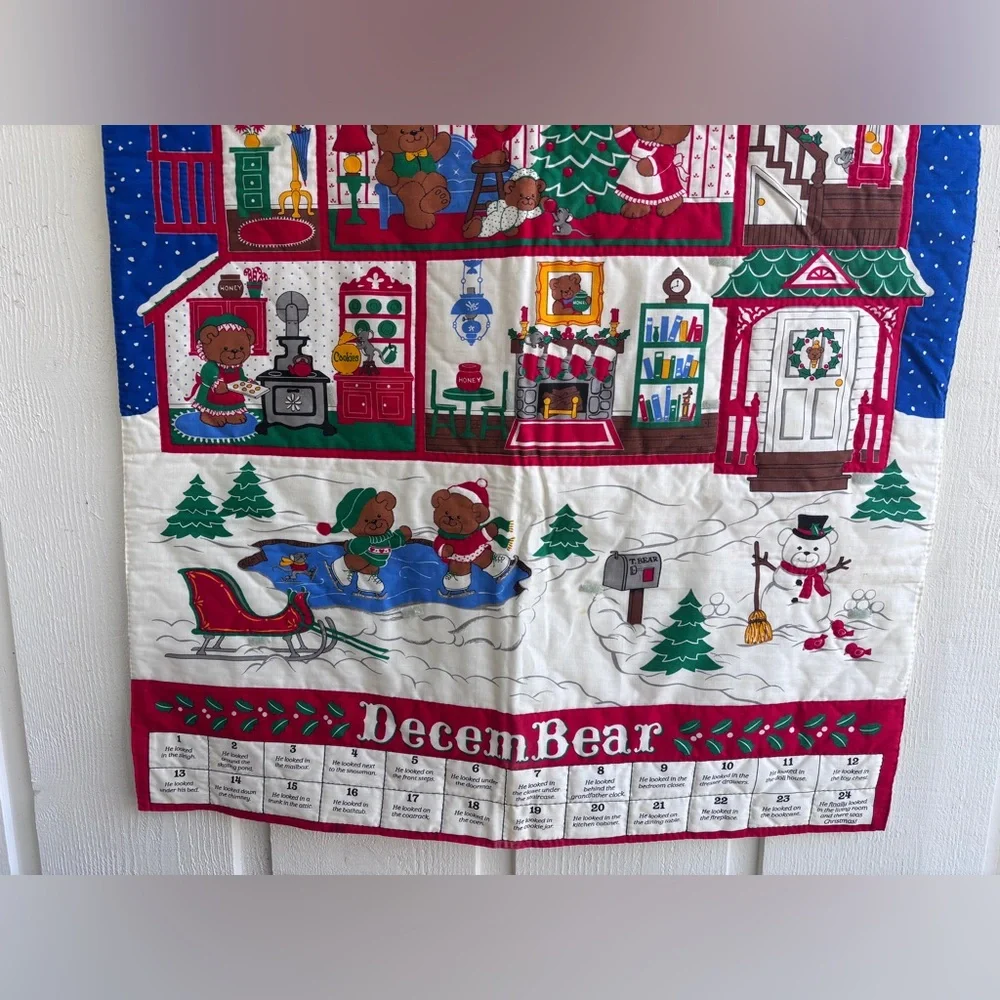 A Beary Merry Christmas Advent Calendar *VINTAGE*